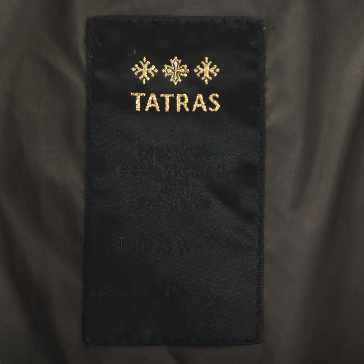 TATRAS Polish Down Jacket Gray Size 2