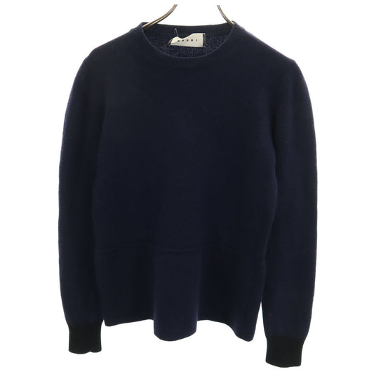 MARNI Made in Italy Long Sleeve Sweater Navy Size M