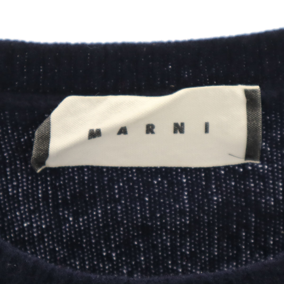 MARNI Made in Italy Long Sleeve Sweater Navy Size M