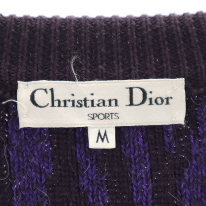 Christian Dior SPORTS 90s All-Over Sweater Purple Size M