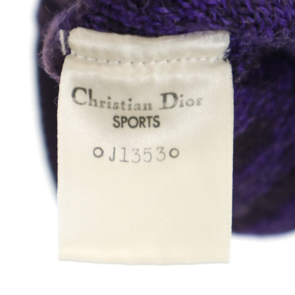 Christian Dior SPORTS 90s All-Over Sweater Purple Size M