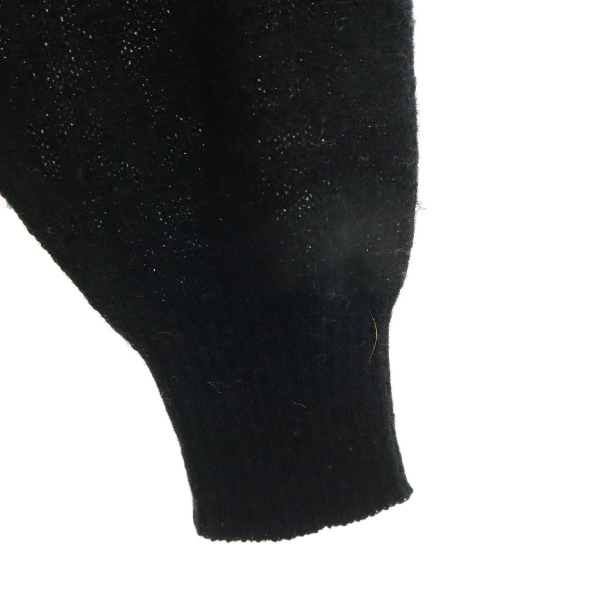 GIVENCHY GENTLEMAN 80s 90s Plaid V-Neck Sweater Black Size M