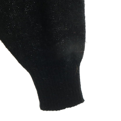 GIVENCHY GENTLEMAN 80s 90s Plaid V-Neck Sweater Black Size M
