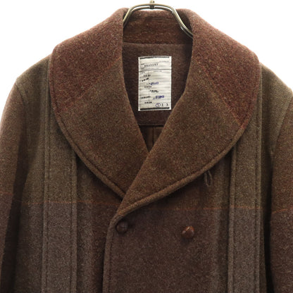 SHAREEF Wool Jacket w/ Covered Buttons Brown Size 1