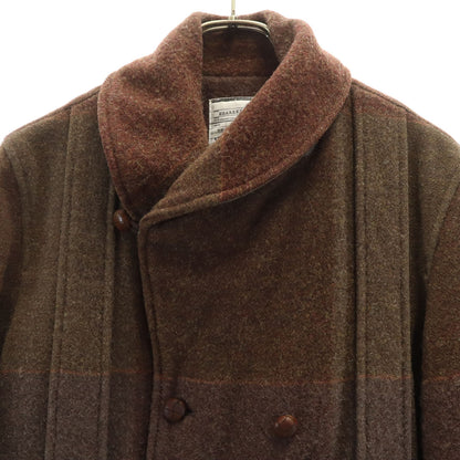 SHAREEF Wool Jacket w/ Covered Buttons Brown Size 1