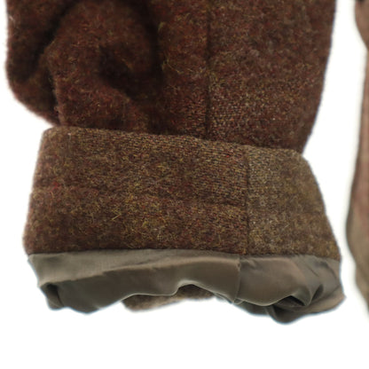 SHAREEF Wool Jacket w/ Covered Buttons Brown Size 1