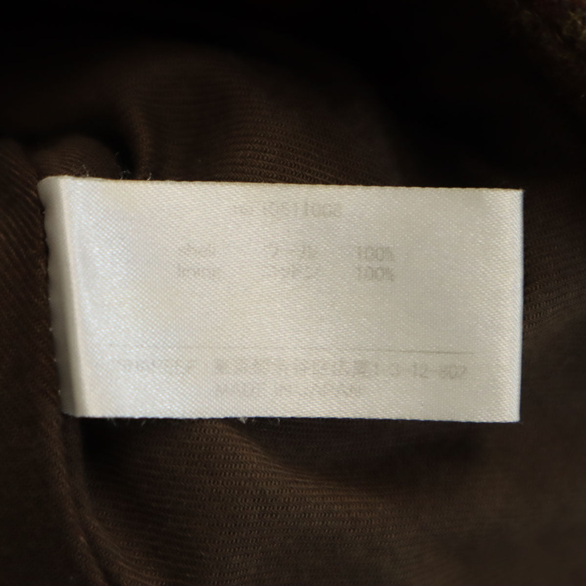 SHAREEF Wool Jacket w/ Covered Buttons Brown Size 1