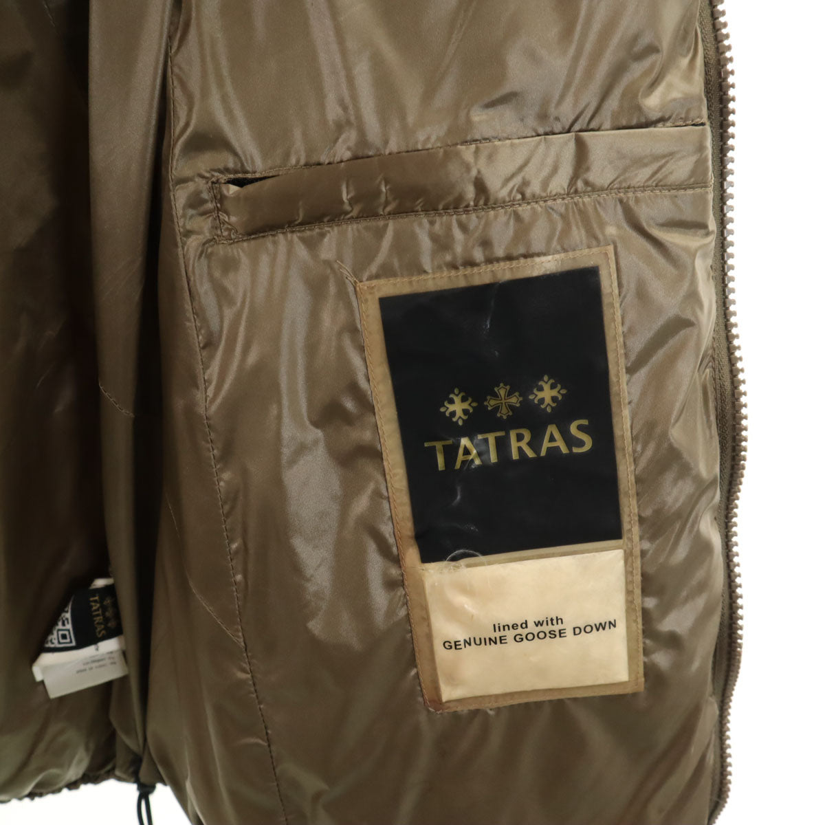 TATRAS Gold Down Coat Size 2