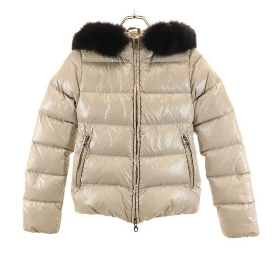 DUVETICA Adhara Bulgarian Made Down Jacket Beige Size 38