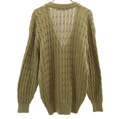 Christian Dior SPORTS 90s V-Neck Sweater Olive Size M