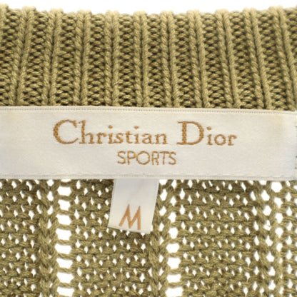 Christian Dior SPORTS 90s V-Neck Sweater Olive Size M