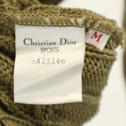 Christian Dior SPORTS 90s V-Neck Sweater Olive Size M