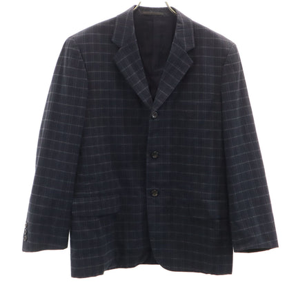 COMME des GARCONS HOMME 90s Vintage Check Blazer Navy Size S