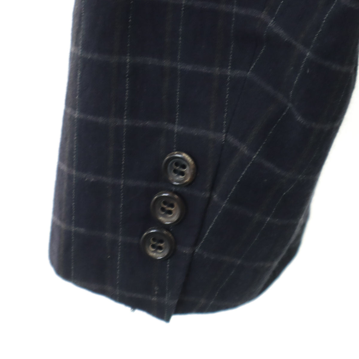 COMME des GARCONS HOMME 90s Vintage Check Blazer Navy Size S