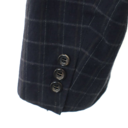 COMME des GARCONS HOMME 90s Vintage Check Blazer Navy Size S
