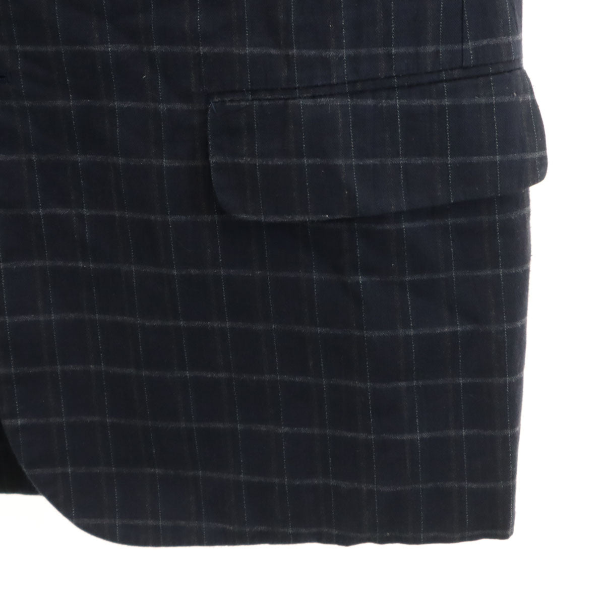 COMME des GARCONS HOMME 90s Vintage Check Blazer Navy Size S