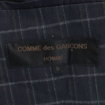 COMME des GARCONS HOMME 90s Vintage Check Blazer Navy Size S
