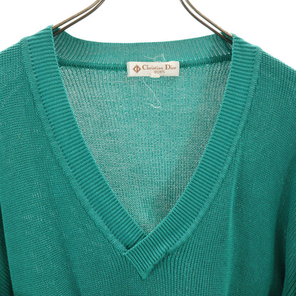Christian Dior SPORTS 90s V-Neck Knit Green Size L