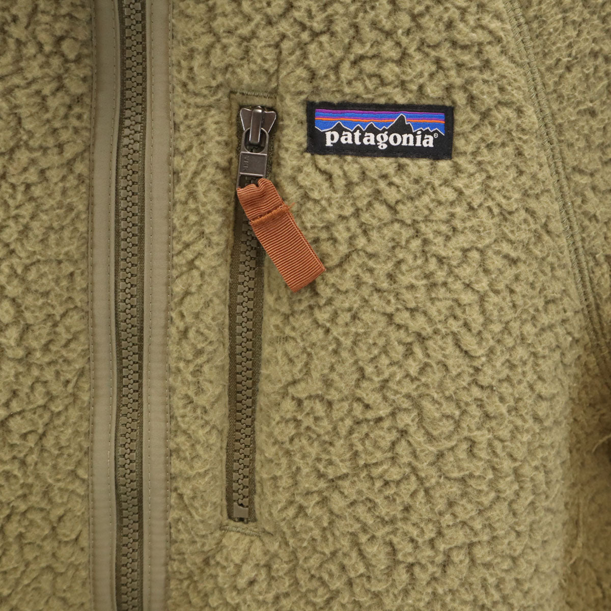 patagonia FW19 Retro Pile Fleece Jacket Khaki Size S