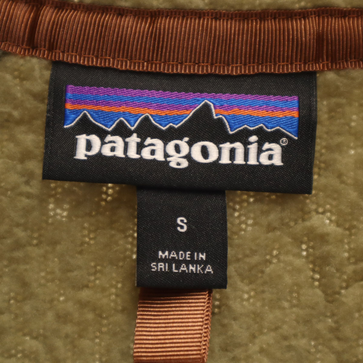 patagonia FW19 Retro Pile Fleece Jacket Khaki Size S