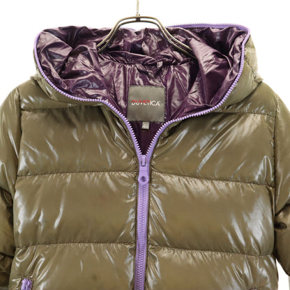 DUVETICA Thia Packable Down Jacket Olive Green Size 40