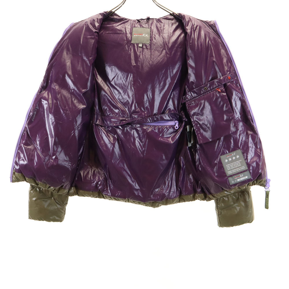 DUVETICA Thia Packable Down Jacket Olive Green Size 40