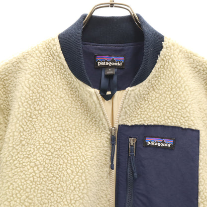 Patagonia AW 20AW Retro-X Bomber Fleece Jacket Beige Size S