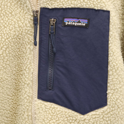 Patagonia AW 20AW Retro-X Bomber Fleece Jacket Beige Size S