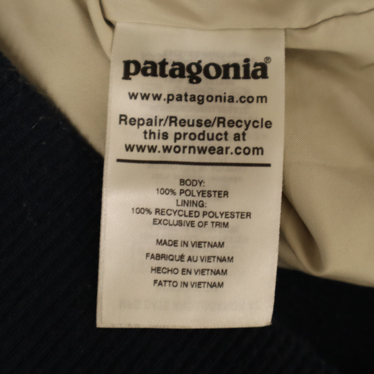 Patagonia AW 20AW Retro-X Bomber Fleece Jacket Beige Size S