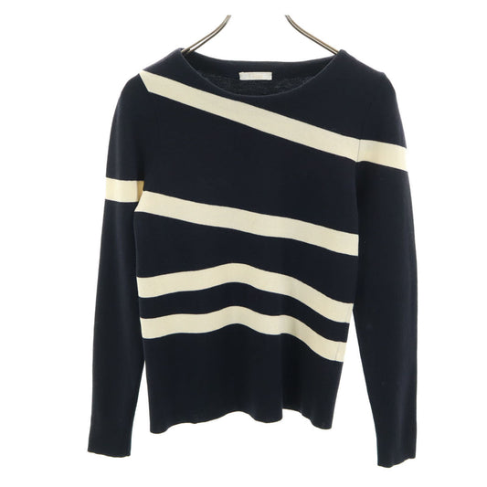 Chloe Italian Made Long Sleeve Sweater Navy Size XS