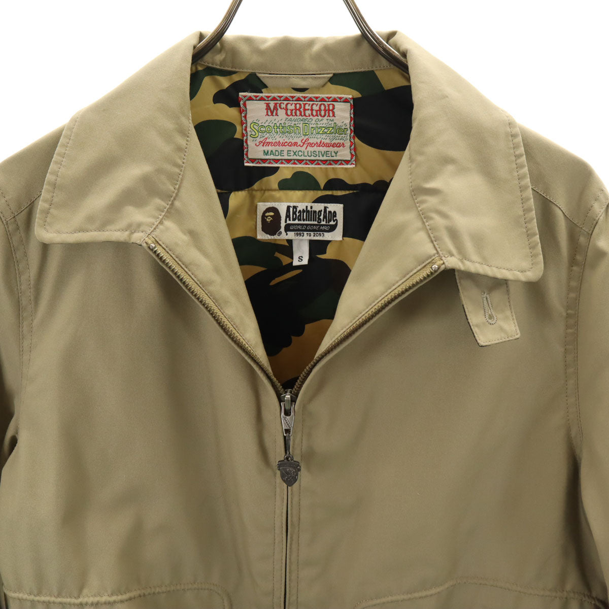 Bape A BATHING APE x McGREGOR Blouson Jacket Beige Size S