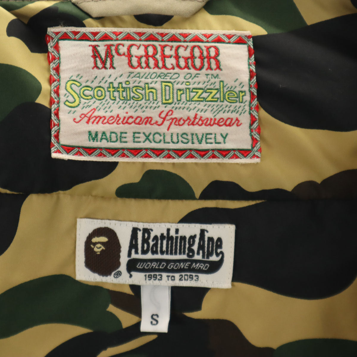 Bape A BATHING APE x McGREGOR Blouson Jacket Beige Size S
