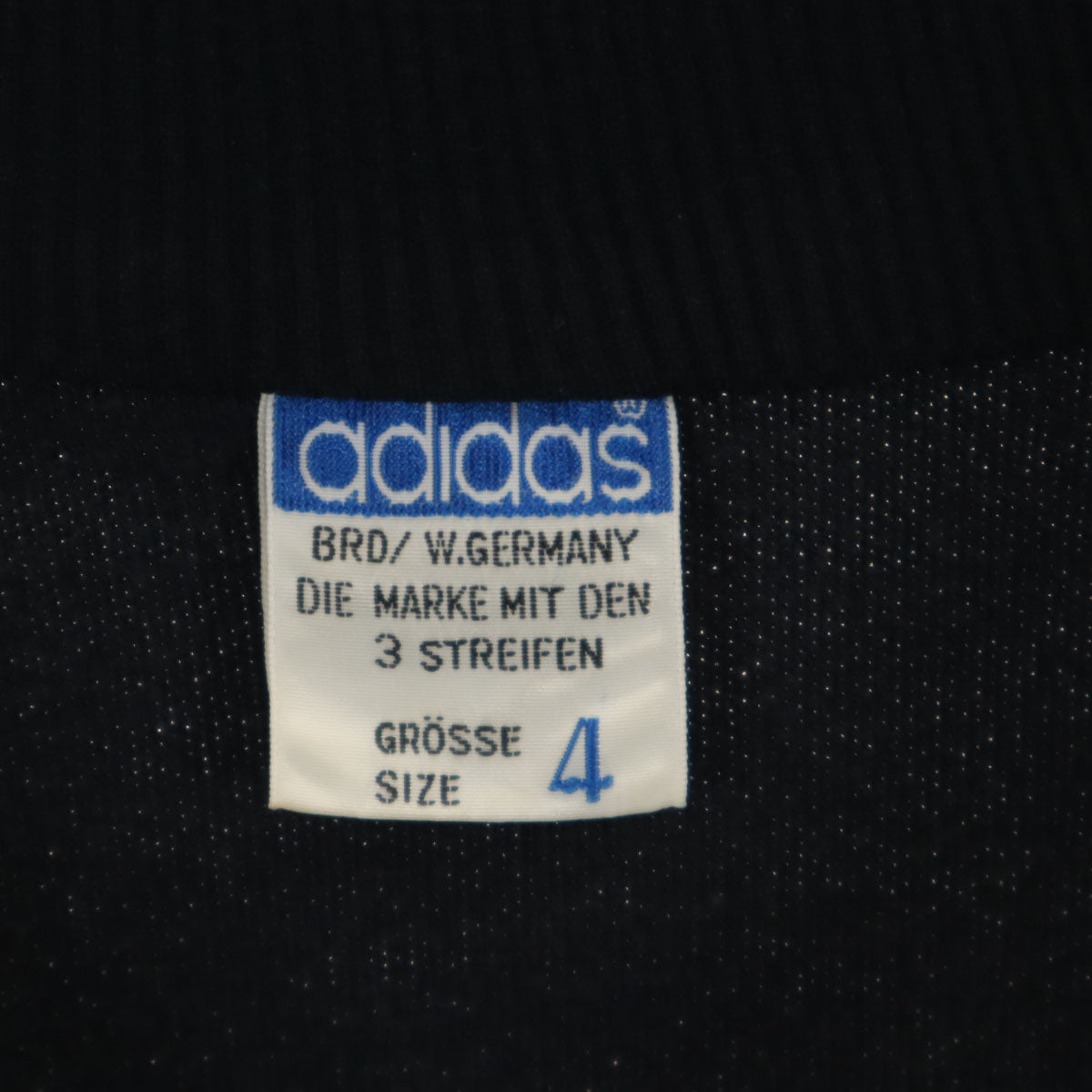 adidas 70s Vintage Descente West Germany Jacket Black Size 4