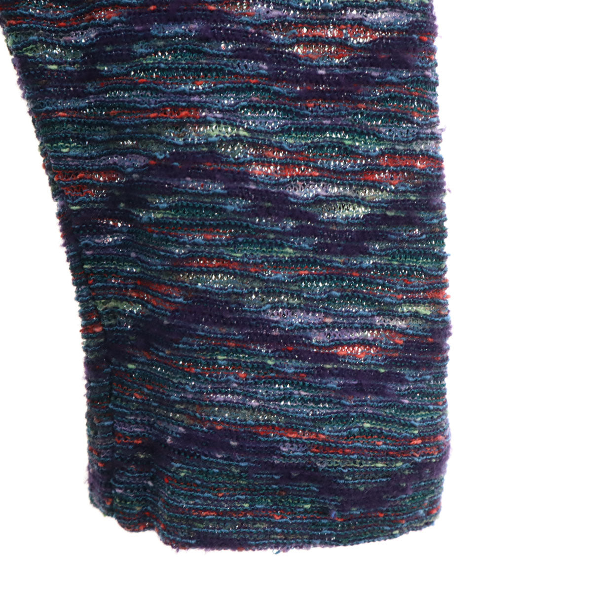 Missoni 90s Italian Long Sleeve Multi Knit Sweater Size S