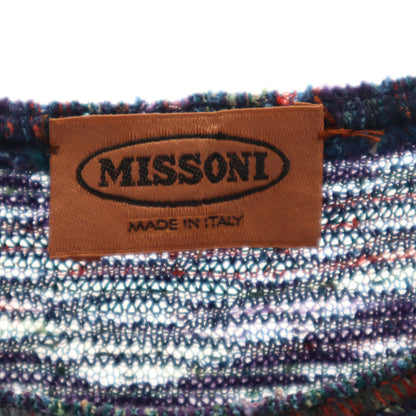 Missoni 90s Italian Long Sleeve Multi Knit Sweater Size S
