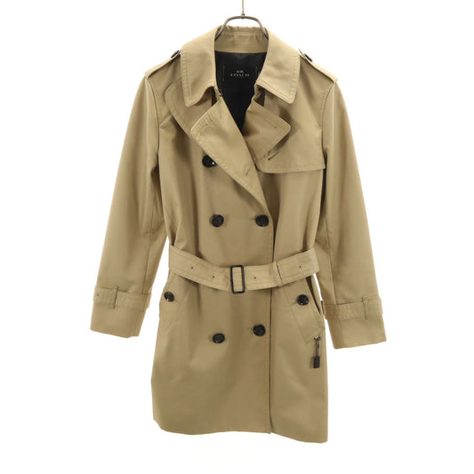 COACH Trench Coat Beige Size S