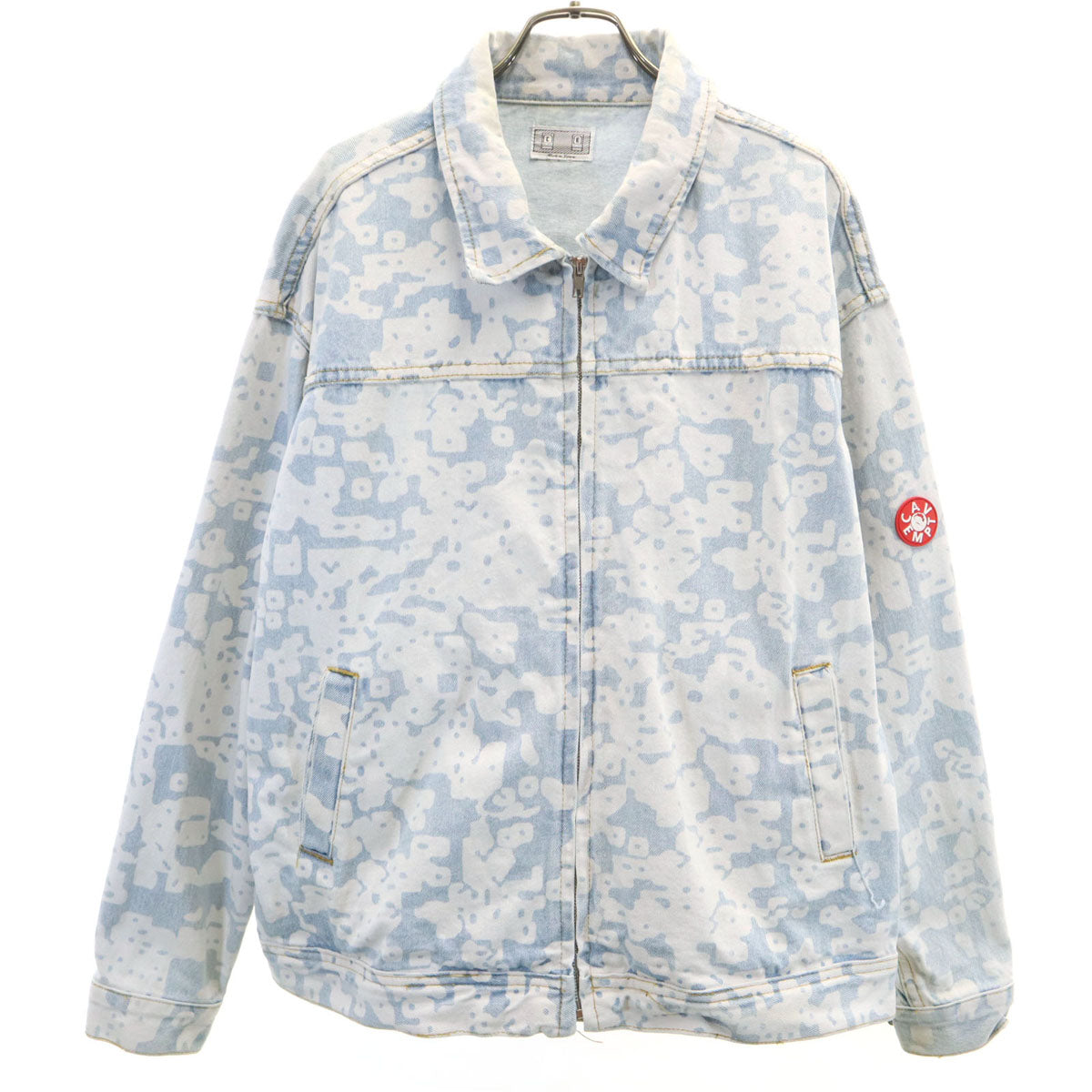 C.E Made in Japan All-Over Pattern Denim Ice Blue Jacket