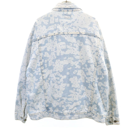 C.E Made in Japan All-Over Pattern Denim Ice Blue Jacket