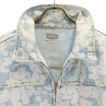 C.E Made in Japan All-Over Pattern Denim Ice Blue Jacket