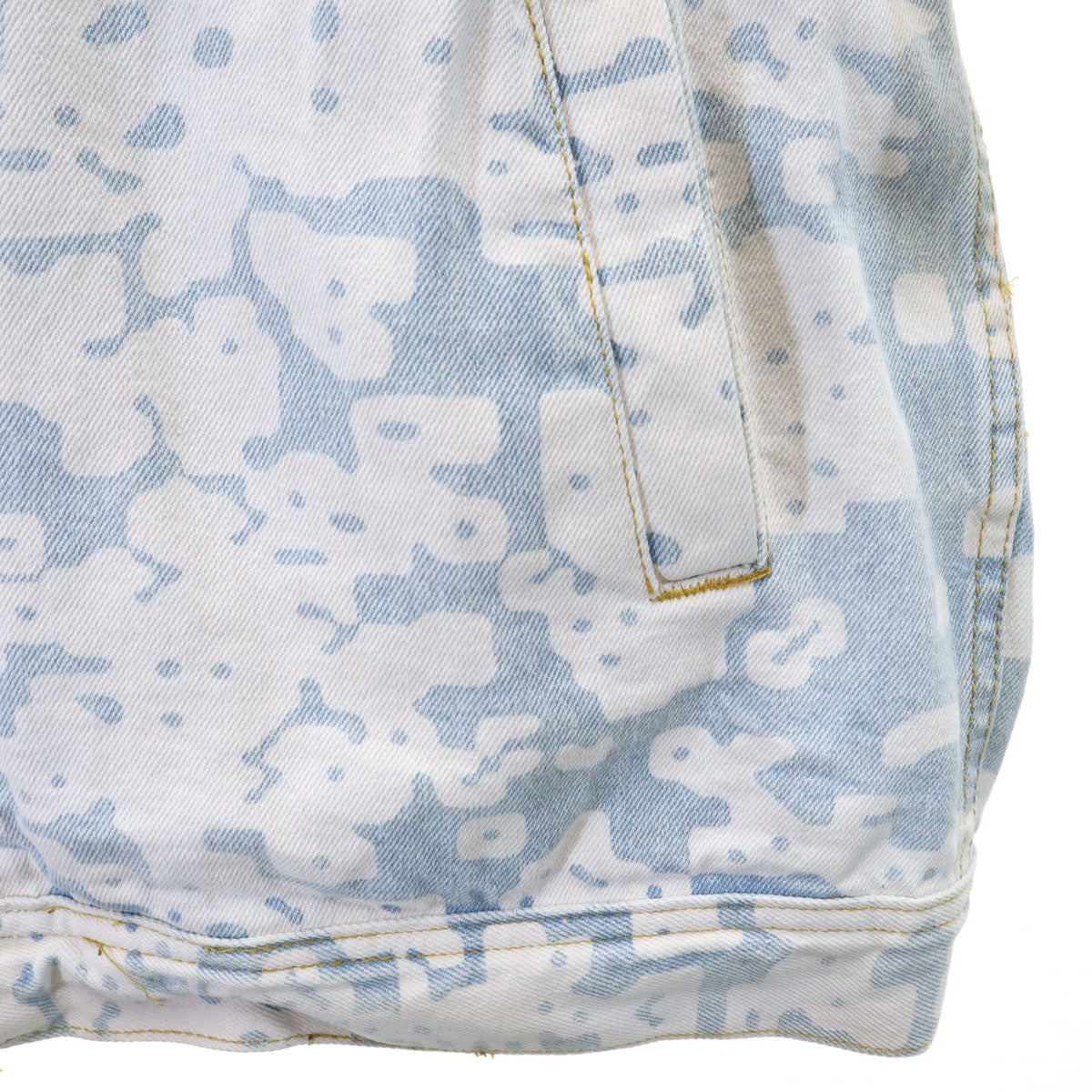C.E Made in Japan All-Over Pattern Denim Ice Blue Jacket