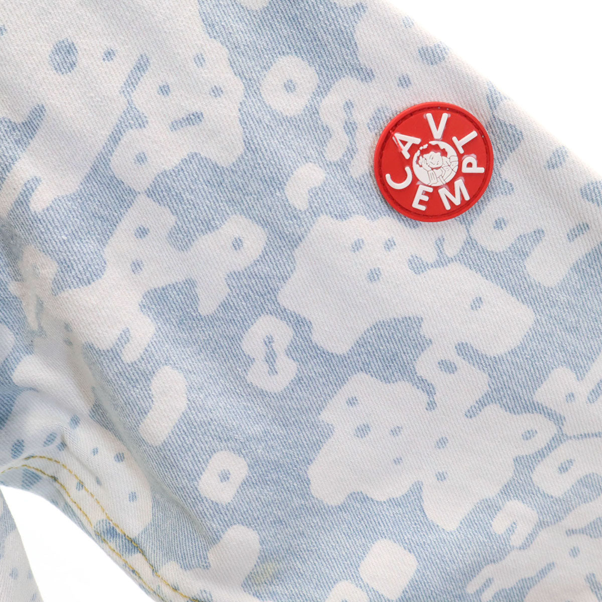 C.E Made in Japan All-Over Pattern Denim Ice Blue Jacket
