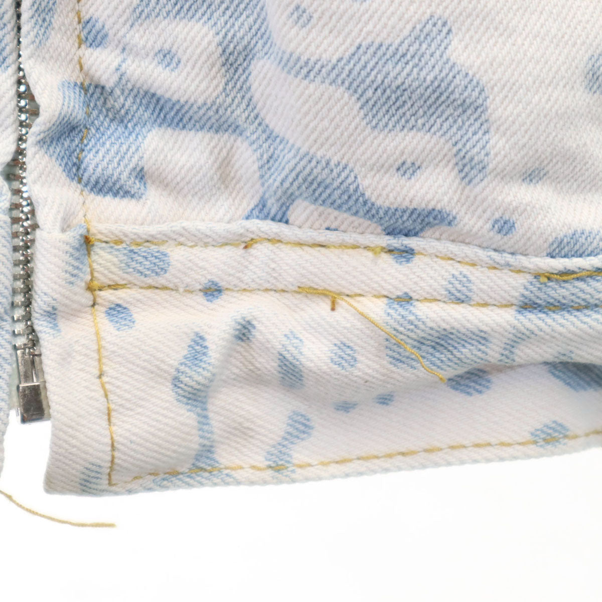 C.E Made in Japan All-Over Pattern Denim Ice Blue Jacket