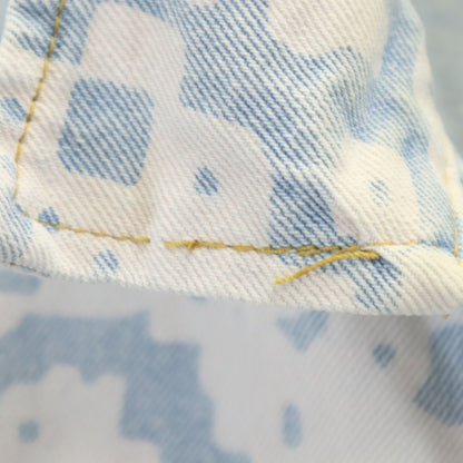 C.E Made in Japan All-Over Pattern Denim Ice Blue Jacket