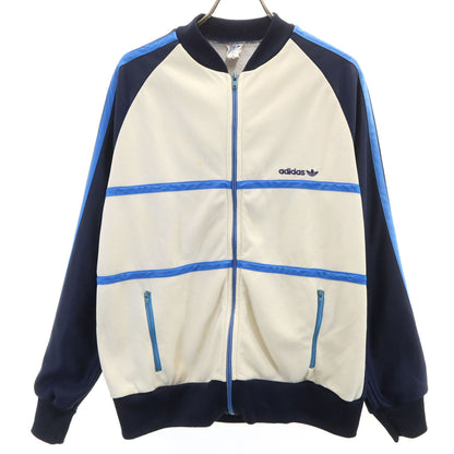adidas 70s 80s Vintage Track Jacket Navy Size 5