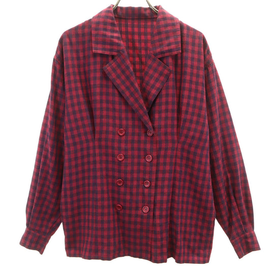 Christian Dior PRET-A-PORTER 90s Check Shirt Jacket Size L