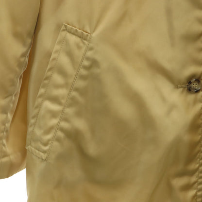 PRADA Italian Beige Spring Balmacaan Coat Size 44