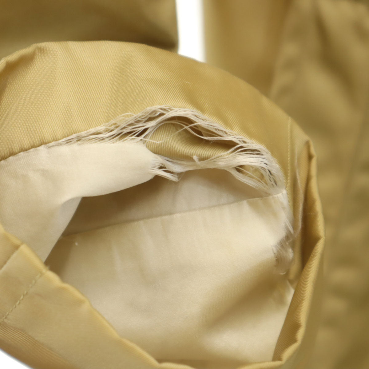 PRADA Italian Beige Spring Balmacaan Coat Size 44