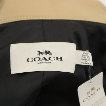 COACH Trench Coat Beige Size XXS