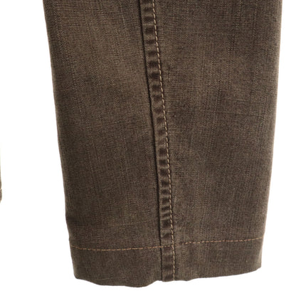 CHANEL Cotton Jacket Brown Size 34