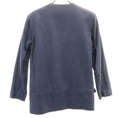 ISSEY MIYAKE 70s Vintage Linen Jacket Navy Size JP 9